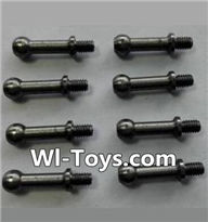 Wltoys 24438 Parts-inner hexagon Ball-head Screws C(8pcs)-24438-0192,1/24 Wltoys 24438 RC Car Spare Parts Replacement Accessories